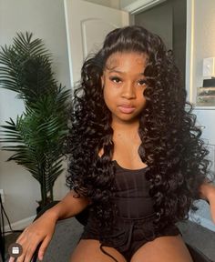 Flip Over Deep Wave Wig Wand Curls, Sew In Hairstyles For Black Women Curly, Long Weave With Curls, Half Up Half Down Wand Curls, Wand Curls On Weave, Curly Wig Hairstyles Black Women, Curly Hair Sew In, Curly Sew In, Competition Hair