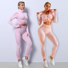 🌟 Elevate Your Lifestyle: Exclusive 3-Piece Women's Suit Set Immerse yourself in the luxury of our high-performance activewear – the ultimate choice for sports, yoga, fitness, running, and casual wear. 🌈 Indulge in High-Quality Fabric: Luxurious blend of nylon and spandex for lightweight, soft, and breathable comfort. The honeycomb structure ensures optimal elasticity and resilient rebound. Move freely with cutting-edge four-way stretch technology for unparalleled comfort. 💪 Unleash the Power Aerial Aesthetic, Sport Set Women, Work Out Clothes, Evening Dresses Midi, Women Crop Top, Autumn Fabric, Sport Set, Persian Fashion, High Quality Leggings