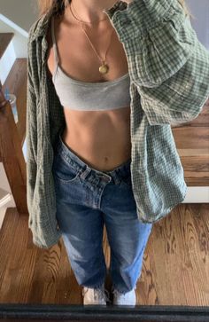 Cute Basic Summer Outfits, Boho Outfit Inspiration, Long Sleeve Under Shirt Outfit, Granola Outfits, Wardrobe Tips, Outfits Chic, Nice Style, Chic Fashion