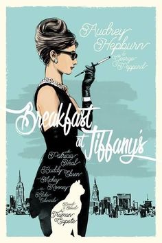 an advertisement for the breakfast at tiffany's restaurant in new york city, ny