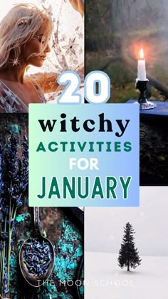 January Witchcraft: 20 Magickal Tasks, Tips, Crafts & Spells for the Winter Witch January Witchcraft, Winter Witch Aesthetic, Witch Spells For Beginners, January Magick, Witchy Activities, Yule 2024, Academic Portfolio, Chaos Witch, Ways To Be Creative