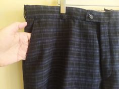 90's Greek Plaid Woolen Warm Trouser Pants Pleated Pockets Blue Black Unused Men's Clothes Clothing Vintage made in Greece size: XLarge - but better please measurements Waist (double that) : 55 cm //21.65'' inches hips (double that) :  59 cm - 23.22'' inches Length:  101 cm - 39.76'' inches QUESTIONS If you have any questions about this item, please feel free to message us before purchasing and I'll be happy to help you! SHIPPING I send with Hellenic post office with international tracking numbe Clothing Vintage, Men's Clothes, Trouser Pants, Mens Trousers, Mens Pants, Blue Black, Greece, Vintage Outfits, Art Collection