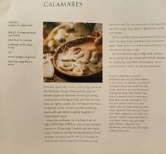 an article about calamares is shown in the news