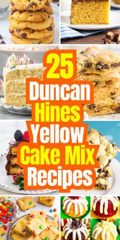 25 duncan hines yellow cake mix recipes