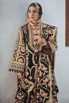 Fashion: #fashion, #style, #outfitinspiration, #beauty Mohsin Naveed Ranjha, Readymade Saree, Silk Chiffon Dress, Organza Dress, Pakistani Wedding Dresses, Indian Wedding Dress, Made Clothing, Embroidery Dress