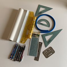 the tools needed to make this craft include rulers, tape, scissors and other items