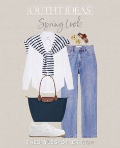 Fashion Confidence, Spring Weekend Outfit, French Style Clothing, Simple Spring Outfits, Grandma Style, Spring Summer Capsule Wardrobe, Backless Shirt, Elegant Style Women, Sweater Shawl