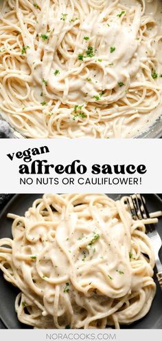 vegan alfredo sauce with no nuts or cauliflower