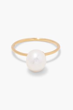 Please note that all sales are final. The Brook & York Statement Pearl Ring is the perfect all year ring. Elevate your outfit with the simplicity of a pearl. brook & york- As an American-inspired, American-made company it is important to us that all of our jewelry is made here in the USA with supreme care and loving attention to detail. We know that american style is ultimately a way of life more than anything else, and we strive to create quality, versatile jewelry that is easy to dress up, dress down, customize and personalize, and that expresses the beauty, free-spiritedness, and passion of our customers. Brook and York is a collection of jewelry created for women by women. Available in 14k gold plated brass With engraving this item is FINAL SALE Made in the USA Care: avoid moisture and Classic Everyday Yellow Gold Pearl Ring, Classic Everyday Pearl Ring, Classic Everyday Pearl Drop Ring, Everyday Classic Pearl Drop Ring, Year Ring, Versatile Jewelry, A Way Of Life, Pearl Ring, Way Of Life