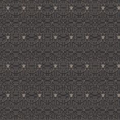 a black and grey wallpaper pattern with circular designs on the bottom half of it