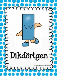 a blue and white polka doted background with the words diktdortgen