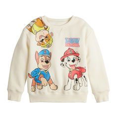 Give his wardrobe a refresh with this toddler boys' Paw Patrol graphic sweatshirt from Jumping Beans. Give his wardrobe a refresh with this toddler boys' Paw Patrol graphic sweatshirt from Jumping Beans. FEATURES Crewneck Long sleeves Paw Patrol graphic on chest Fleece constructionFABRIC & CARE Cotton, polyester Machine wash Imported Size: 12 Months. Color: Cream. Gender: male. Jumping Beans, Size 4t, Toddler Sizes, 4th Birthday, Paw Patrol, Toddler Boys, Boy's Clothing, Boy Outfits, Fabric Care