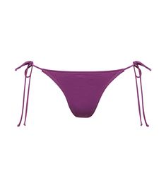 The Miami bikini bottoms from Reina Olga are a versatile addition to your poolside edit. Their purple stretch swim fabric offers minimal coverage, shaped to a low-rise waist with adjustable self-ties at the sides. Fall In Love, Low Rise, Miami, In Love, Saint Laurent, Luxury Fashion, Purple, Fabric