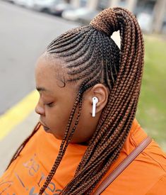 Summer Cornrows, Braided Ponytail Hairstyles, Cornrow