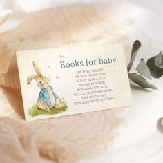 a book for baby with an image of a rabbit on it