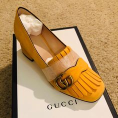 Reposhing This Item I Purchased From @Cassandrarui141. Loved It, But Never Worn Them And Ready To Rotate For Something New. Questions? Leave A Comment Below! Gucci Kids, Old Shop, Watch Accessories, Gucci Shoes, Orange Brown, Color Orange, Flat Shoes Women, Something New, Loafer Flats