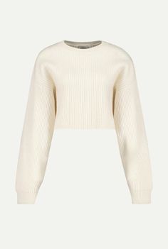 LE KASHA Yucutan Oversized Cropped Sweater WOMEN'S KNITWEAR Luxury Oversized Cropped Sweater, Luxury Cropped Cashmere Sweater, Cheap Stretch Cropped Sweater, Cheap Ribbed Cropped Sweater, White Chunky Crop Sweater, Luxury Wool Cropped Sweater For Winter, Cheap Crew Neck Cropped Sweater For Winter, Luxury Ribbed Cropped Sweater, Affordable Knit Cropped Sweater