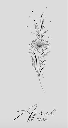 a black and white drawing of a flower with the word grace in it's center