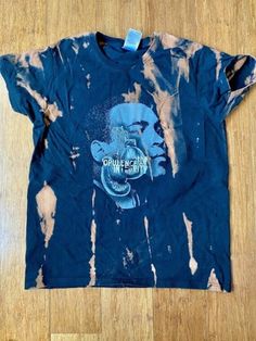 Distressed Muhammad Ali Vintage T-Shirt. Casual Faded Pre-shrunk T-shirt, Faded Crew Neck T-shirt Pre-shrunk, Distressed Tie Dye Graphic Tee, Muhammed Ali, Distressed T Shirt, Muhammad Ali, Vintage Tshirts, Gender Neutral, Bathing Beauties