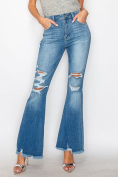 Details Style No. AT1027M Experience high-rise fit that flatters your figure and brings a contemporary feel to the traditional bootcut style. The perfect blend of comfort and style with our Dynamic Stretch Bootcut Jeans – a unique fusion of modern design and timeless elegance.Highlights Super Stretch With Marble Effect High Rise Natural Distressed Detailing Medium Stone Wash Frayed Hem With Distress Star Embroidery On Back Yoke Seam Shape & fit Bootcut High rise Frayed Hem Specifications: Front Non-stretch Flared Hem Bottoms For Fall, Non-stretch Denim Flares For Fall, Casual High Waist Flares For Fall, Casual High-waist Flares For Fall, Trendy Non-stretch Flare Jeans With Flared Hem, Casual Non-stretch Flare Jeans With Flared Hem, Casual Non-stretch Flare Jeans, Casual High Rise Flares For Fall, Trendy Fall Flare Jeans With Flared Hem