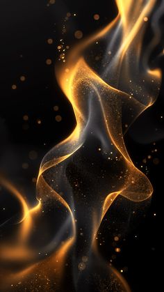 Beautiful Yellow Wallpapers, Gold Abstract Wallpaper, All Things Black, Lighting Overlays, Dark Feminine Energy, Black Hd Wallpaper, Art Basics, Female Art Painting