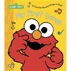 sesame street my first song book with an image of the character elm and music notes