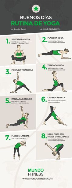 a poster showing how to do yoga for beginners