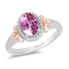 PRICES MAY VARY. Officially Licensed Disney Jewelry - Enchanted Disney Fine Jewelry Aurora Crown Ring in Rose Gold Plated Sterling Silver With 8X6 MM Lab Grown Oval Shape Pink Sapphire and 1/10 Cttw Natural White Round Diamond Dimension - L: 19.9 mm, W: 9.9 mm, H: 23.5 mm Inspiration – See a fairy tale come to life with Aurora’s tiara sparkling with diamond and pink tourmaline inspired by Disney’s Sleeping Beauty. Dream of the romance of true love’s kiss in sparkling Enchanted Disney Fine Jewelr Aurora Ring, Crown Engagement Ring, Enchanted Disney, Enchanted Jewelry, Enchanted Disney Fine Jewelry, Disney Fine Jewelry, Pink Sapphire Ring Engagement, Jewelry Rose Gold, Pink Sapphire Ring