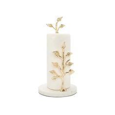 Gold Tree Paper Towel Holder on Marble Base Paper Towel Holder Gold, Metal Paper Towel Holder, Gold Kitchen Accessories, Kitchen Towel Holder, Coffee Bars In Kitchen, Decorative Kitchen Towels, Decorative Storage Boxes, Gold Kitchen, Glass Canisters