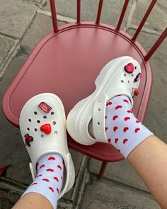 the sun is finally here which only means one thing…my @crocseurope are out 🍓♥️💋 from @schuh 🫶🏻 #wewearschuh #schuh #crocs ad Crocs Aesthetic, Styling Crocs, Platform Crocs, London Vibes, Crocs Fashion, Dream Style, April 22, Perfect Shoes