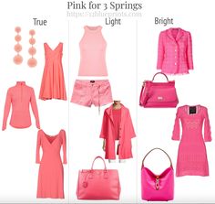 Your Best Pink - 12 Blueprints Warm Spring Color Palette, Light Spring Palette, Warm Spring Outfits, 12 Blueprints, Light Spring Color Palette, True Spring Colors, Light Spring Colors, True Spring, Clear Spring