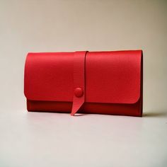 "This red personalized wallet for women that can be used as a wallet or a mini clutch for daily walks. A leather wallet  accommodate not only banknotes, it will also take care of your credit cards, coins . This custom wallet make a beautiful personalized gift for her, sister birthday gift, wife birthday gift. All 13 used Materials ▪️ Natural Italy leather, colors Parrot ▪️ Flap with buttons with is leather ▪️ 3 interior pocket for cash, Phone compartment or checkbook ▪️ 1  pocket with button for Cheap Red Wallet, Luxury Elegant Red Wallets, Cheap Red Leather Card Holder, Luxury Clutch Wallets For Gift, Classic Envelope Wallets For Gifts, Classic Envelope Coin Purse Gift, Travel Pouch Card Holder, Envelope Shaped Card Holder For Daily Use, Envelope Card Holder For Daily Use