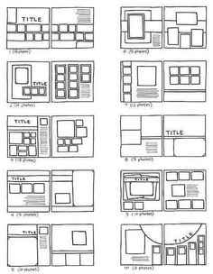 some diagrams for different types of furniture