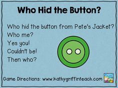 Pete The Cat Buttons, Book Invitations, Preschool Pets, Back To School Games, Clothing Study, Teaching Procedures, September Activities, Circle Time Activities