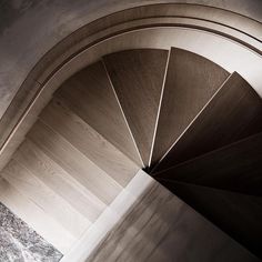 an image of a spiral staircase going up