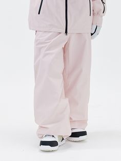 Experience warmth and style with the NANEND Pink 3L Winter Women's Snow Pants. Featuring a cozy pink hue and a simple, comfortable design, this waterproof, loose-fitting jacket is perfect for both skiing and everyday wear. Features: Insulation: Fleece lining Inner for softness and warmth Seams: Fully Taped Seams Membrane: 20000mm/H₂O Waterproofing, 10400g/m²/24h Breathability Abrasion-Resistant > 20,000 Cycles (GB/T Tested) Fabric: 100% Nylon, 3-Layer Fleece Composite Fabric Water-Repellent Fabr Functional Pink Bottoms With Pockets, Pink Waterproof Sports Outerwear, Pink Winter Pants With Pockets, Pink Bottoms For Spring Outdoor Wear, Waterproof Casual Skiing Pants, Sporty Pink Bottoms For Outdoor Activities, Sporty Pink Bottoms For Outdoor, Casual Pink Outerwear For Winter Sports, Functional Pink Bottoms For Spring