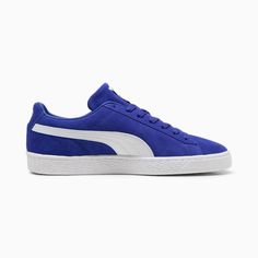 Suede Classic Sneakers, Lapis Lazuli-PUMA White, extralarge