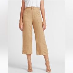 Brand New Comfortable & Extremely Versatile Wide Leg Pants Outfit, Leg Pants Outfit, Utility Pants, Pants Outfit, Linen Blend, Style Icons, Wide Leg Pants, Pant Jumpsuit, Khaki Pants