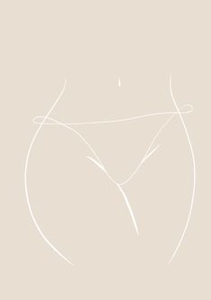 Waxing Drawing, Body Wax Aesthetic, Women Body Outline Drawing, Female Body Line Art, Feminine Line Art, Female Line Art, Bra Alternatives, Body Outline, Body Image Art