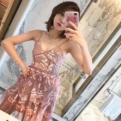 Tingfly Vintage Sexy Strap V Neck Mini Short Party Club Dresses Luxury Sequined Embroidery Pink Hot Clothes, Dresses Luxury, Pink Summer Dress, Mini Short, Pink Summer, Hot Outfits, Club Dresses, Summer Dresses, V Neck