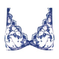 Triangle bra I.D. SARRIERI Lolita Dressy Hats, Triangle Bra, Bras And Panties, White Shoes, Types Of Shoes, Midnight Blue, String Bikinis, Royal Blue, Hot Pink