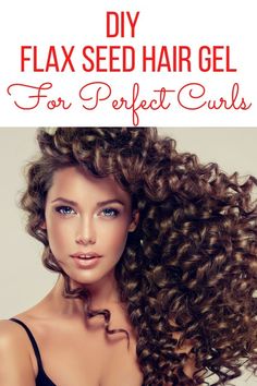 Flaxseed Gel Recipe, Flax Seed Hair Gel, Homemade Hair Gel, Curl Care, Flaxseed Gel, Perfect Definition, Homemade Cosmetics, Homemade Hair Products, Curly Girl Method