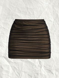 Women's Solid Color Ruched Mesh Bodycon Skirt Black Sexy   Mesh Fabric Plain Bodycon High Stretch  Women Clothing, size features are:Bust: ,Length: ,Sleeve Length: Trendy Ruched Mini Skirt, Party Ruched High Waist Mini Skirt, High Waist Ruched Mini Skirt For Night Out, Ruched Stretch Mini Skirt, Stretch Mini Skirt With Ruched Sides, Mini Skirt With Ruched Sides And Stretch, Ruched Stretch Mini Skirt For Night Out, Stretch Ruched Mini Skirt For Night Out, Ruched Stretch Mini Skirt Bottoms