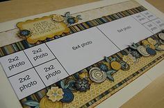 a close up of a card with numbers and flowers on it's front side