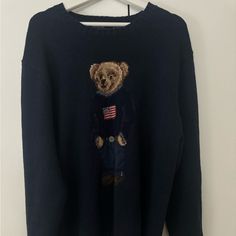 Bought For Myself But Listed As Unisex In Ralph Lauren Website. Fits Oversized For Xl Women, Or Normal Fit For Xl Men. Great Condition, Purchased Last Winter At $398 Plus Tax! Ralph Lauren Bear Sweater, Sweaters Ralph Lauren, Ralph Lauren Bear, Bear Sweater, Ralph Lauren Sweaters, Sweaters For Women, Ralph Lauren, Women Shopping