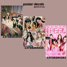 Berry Avenue Codes Posters Kpop, Berry Avenue Codes For Posters, Kpop Album Bloxburg Codes, K Pop Bloxburg Decals, Kpop Codes Bloxburg, Royal High Decal Id Codes Kpop, Roblox Poster Id Codes Kpop, Posters Berry Avenue Codes, Kpop Decals Royale High