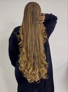 Curly Braiding Hair, French Curl Braids, Curl Braids, French Curl, Blonde Braids, Box Braids Hairstyles For Black Women, Cute Braided Hairstyles, Braids Hairstyles Pictures, Cute Box Braids Hairstyles