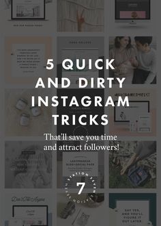 five quick and dirty instagram tricks that'll save you time and attract followers