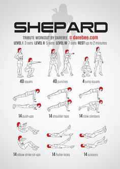 a poster showing how to do an exercise with the help of step - by - step instructions