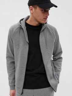 GapFit Tech Fleece Full-Zip Hoodie | Gap Hoodie Gap, Tech Fleece Hoodie, Gap Hoodie, Hoodie For Men, Gap Fit, Tech Fleece, Full Zip Hoodie, Grey Hoodie, Fleece Hoodie